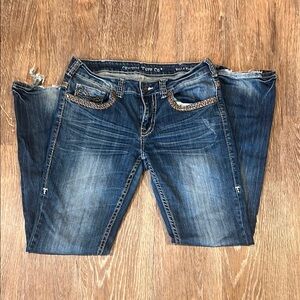 Cowgirl Tuff Blue Boot Cut Jeans Classic Style